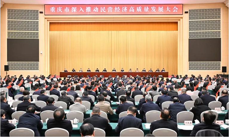 中訊控股集團參加重慶市深入推動民營經(jīng)濟高質(zhì)量發(fā)展大會